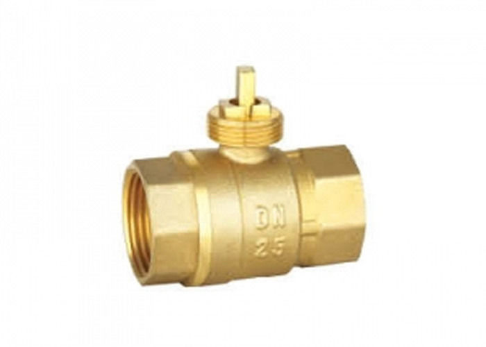 DN15 Water Meter Ball Valve Brass Two Way 232 Psi DC Motorized Diverter