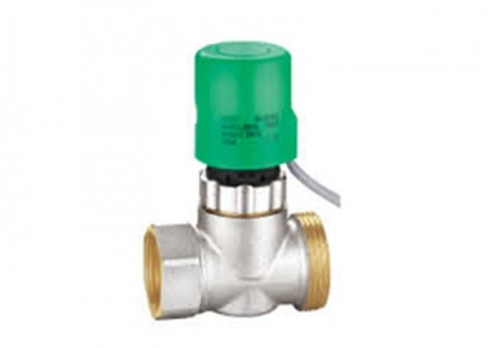 Mini PN16 Steel Ball Valve , DC5V AC220V Motorised Diverter Valve